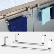 Over-Cabinet Towel Rack Home Organizer