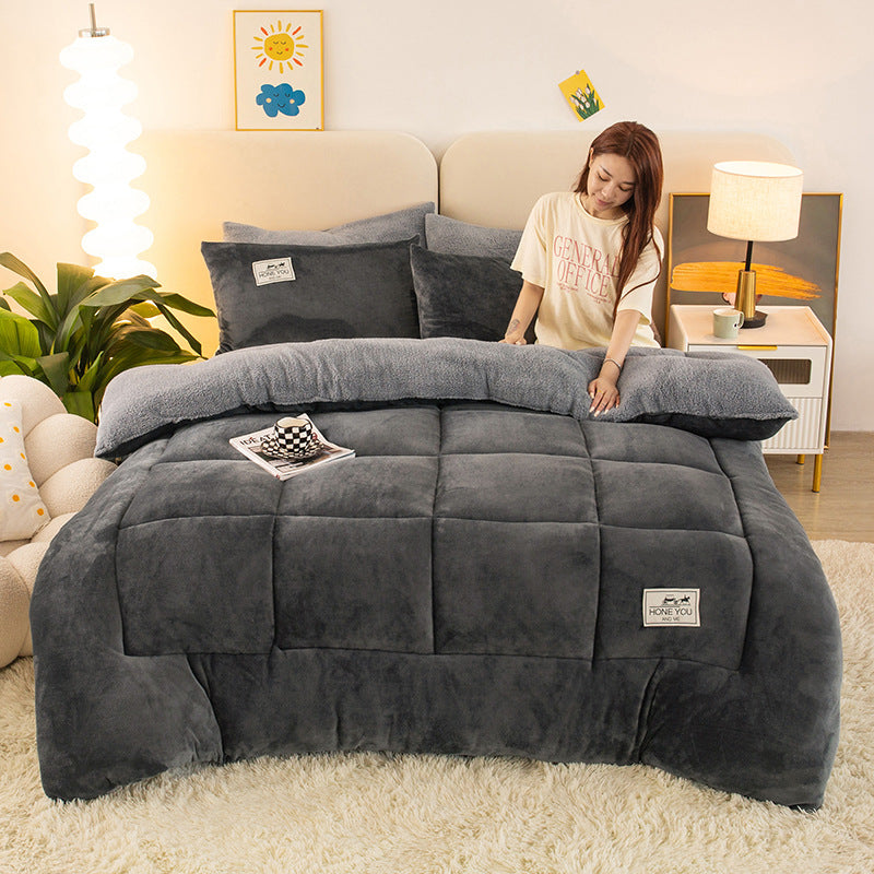 🛏️ WINTER THERMAL CORAL FLEECE BLANKET DUVET