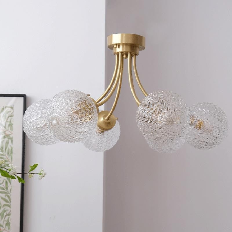 Spherical Glass Pendant Light With A Minimalist Design