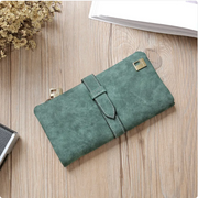 Women’s Long PU Leather Zip Wallet
