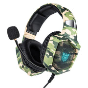 just style K8 camouflage headphones