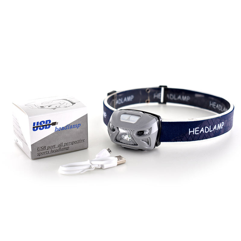 Head-mounted sensor headlight