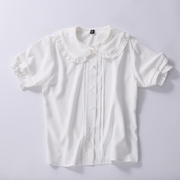 Sweet Ruffle Short-Sleeve Women’s Top