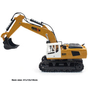 Kids' Toy Realistic Excavator Construction Vehicle