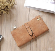 Women’s Long PU Leather Zip Wallet