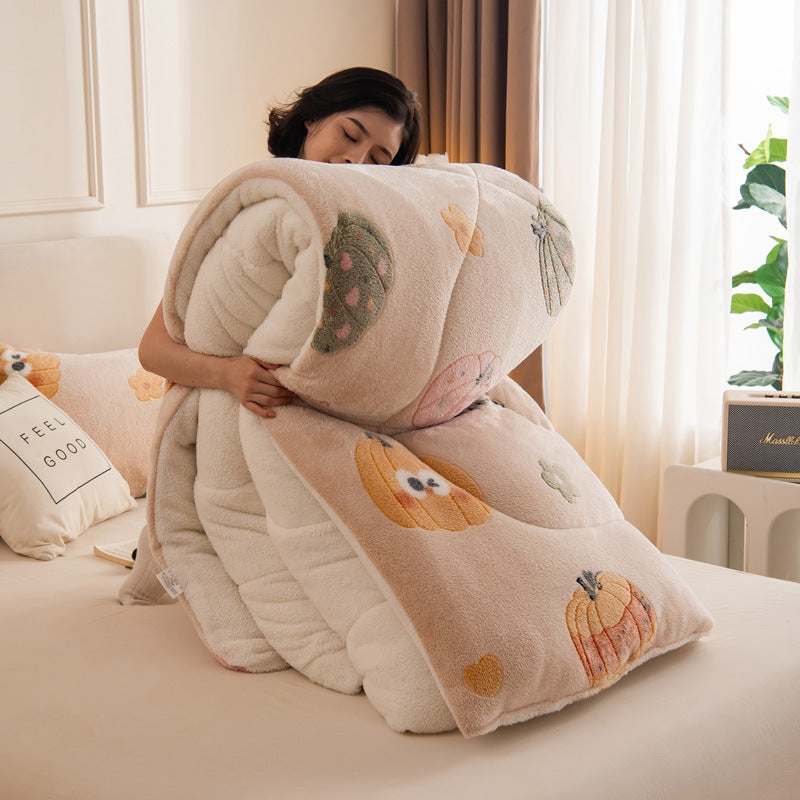 🛏️ WINTER THERMAL CORAL FLEECE BLANKET DUVET