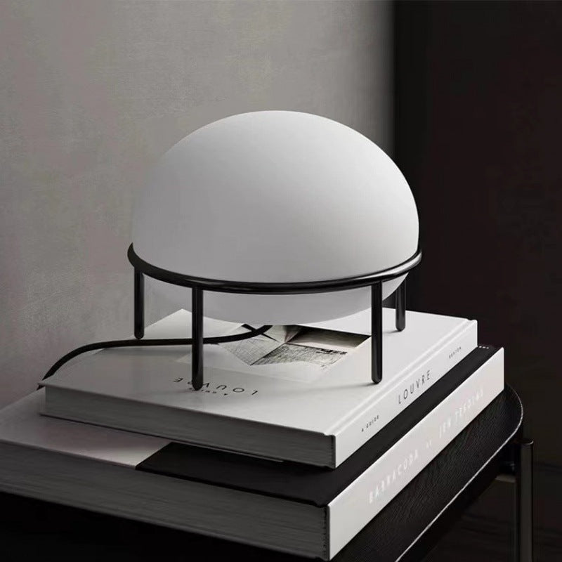 Nordic Simple Japanese Style Bedside Bedroom Glass Lamp