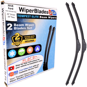 2018 Ford E350 E-350 Super Duty Wiper Blades w/2yr Warranty (Set of 2) Wipers
