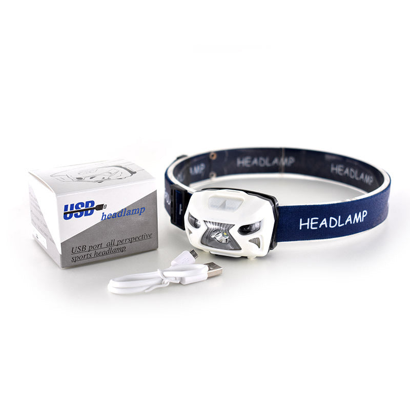 Head-mounted sensor headlight