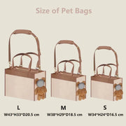 Creative Pet Carry Bag Large Capacity Outdoor One-Shoulder Tilt Straddle Tote Cat Bag Small Dog Brown Bear Bag Pet Products