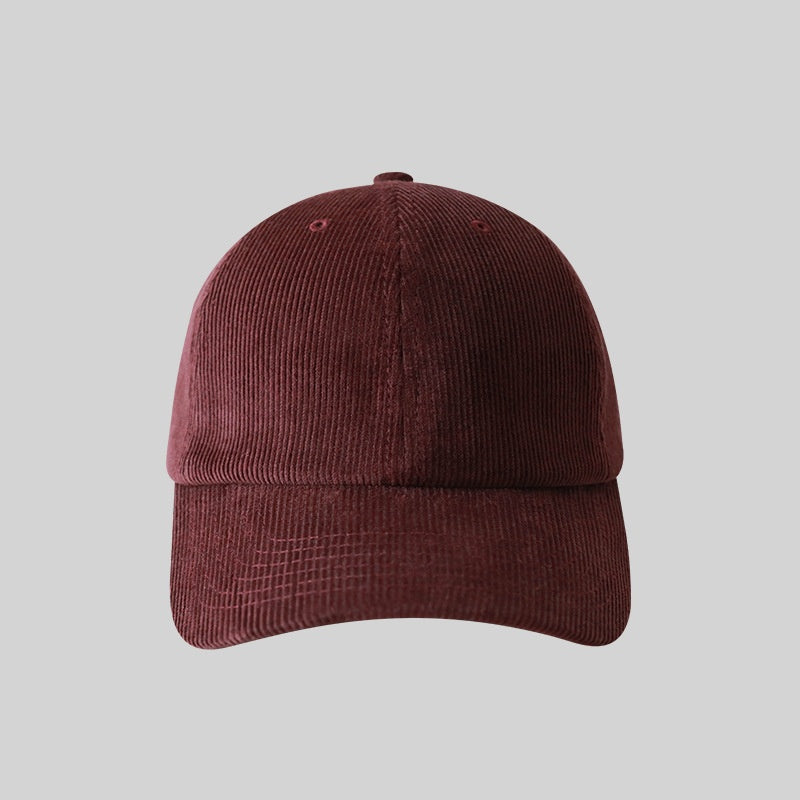 Unisex Warm Corduroy Baseball Cap