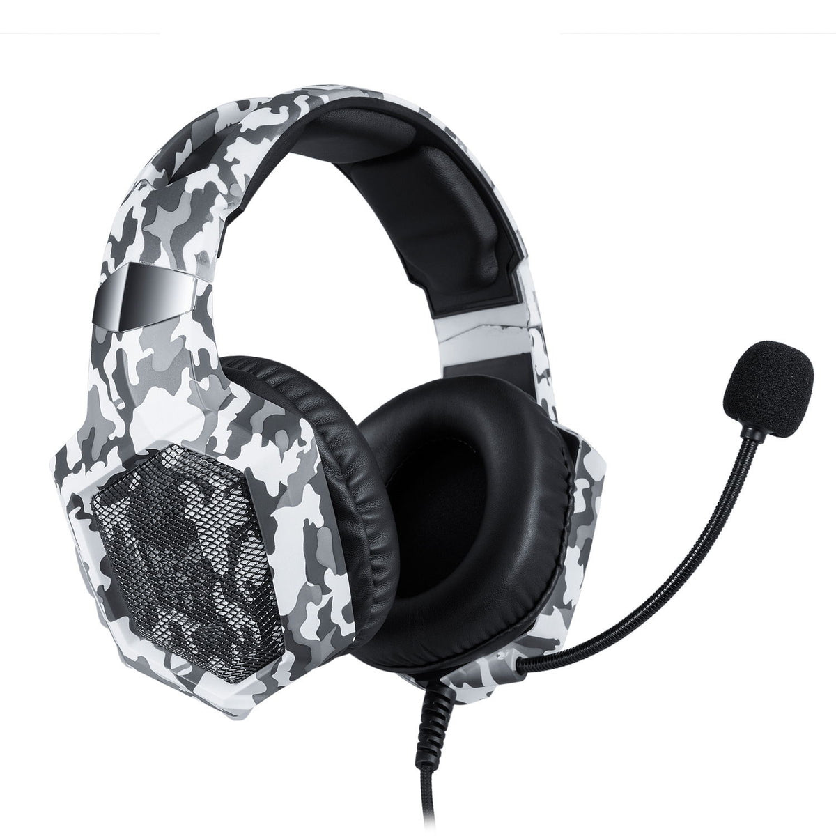 just style K8 camouflage headphones