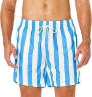 Men's Wide-Leg Printed Casual Shorts