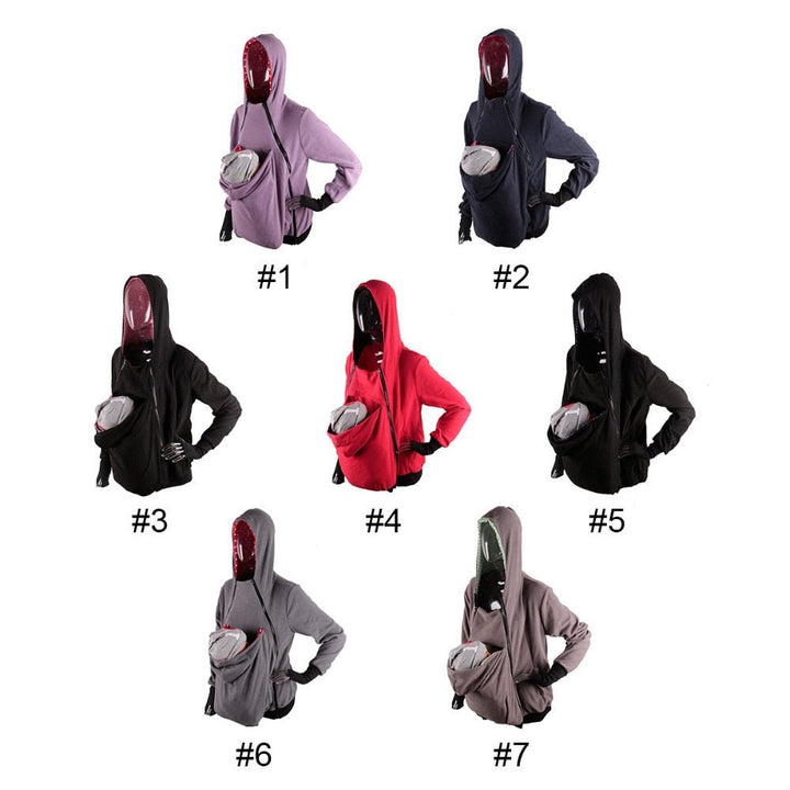 3-in-1 Multi-Functional Kangaroo Hoodie Jacket for Women