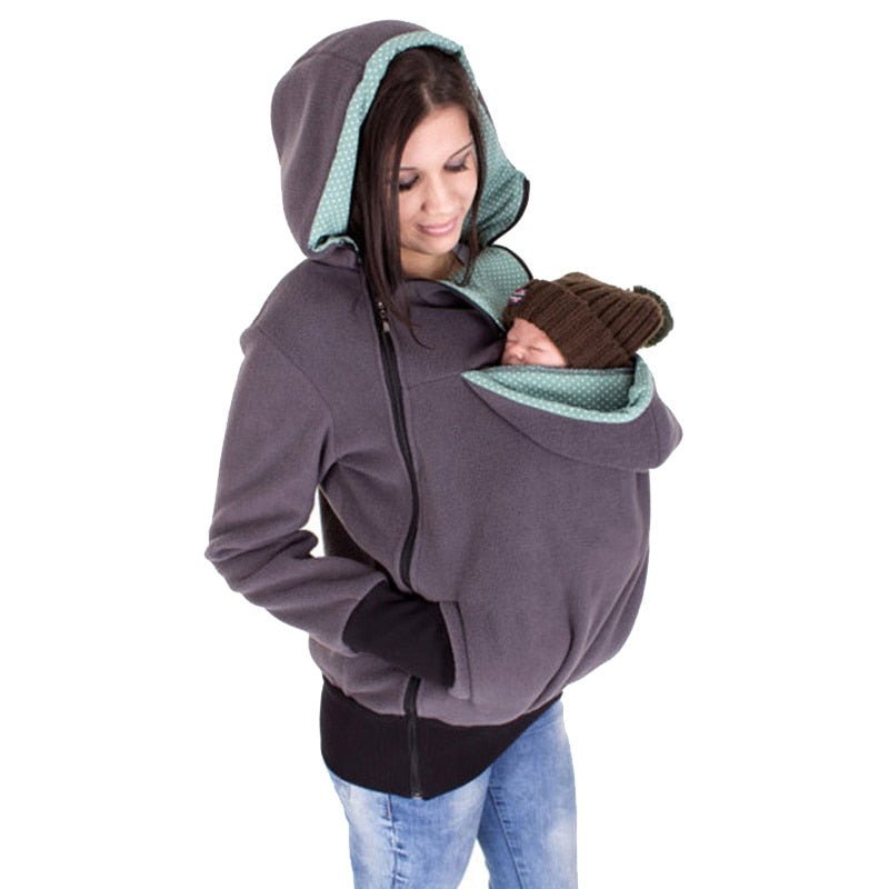 3-in-1 Multi-Functional Kangaroo Hoodie Jacket for Women