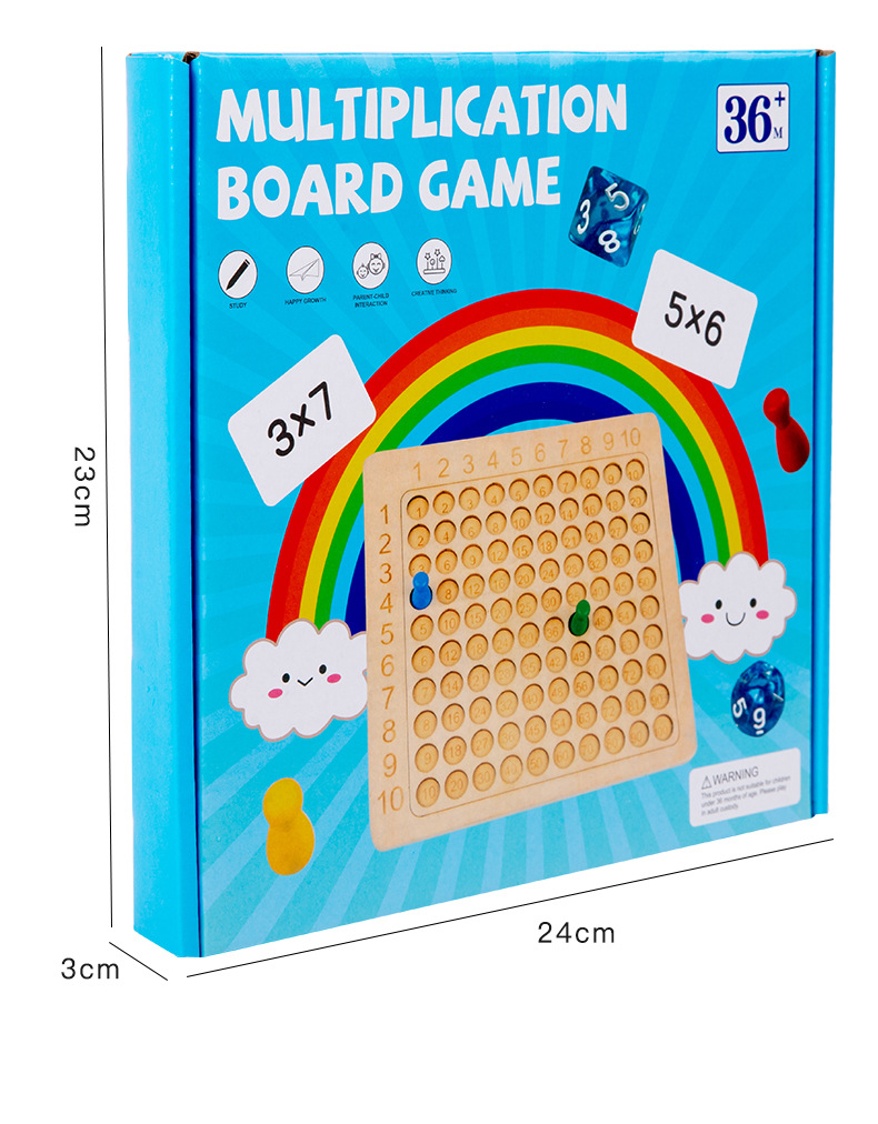 Multiplication Learning Board Game