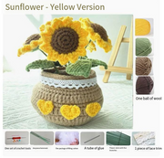 DIY Tulip & Daisy Crochet Bouquet Kit