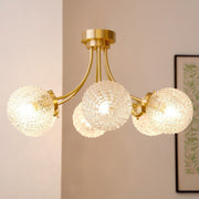 Spherical Glass Pendant Light With A Minimalist Design