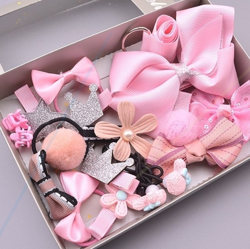 17-Piece Children's Hair Accessory Set