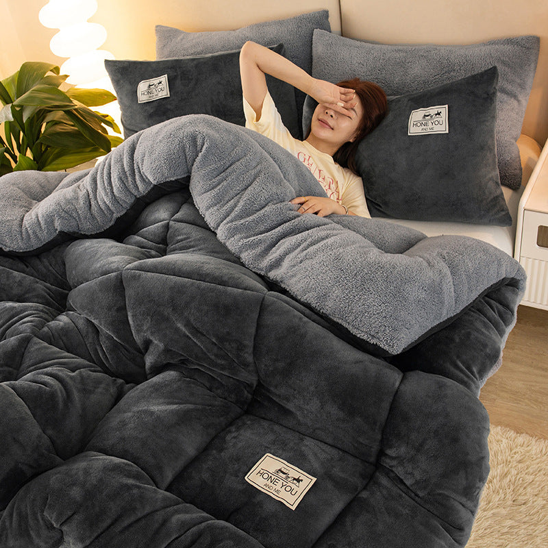 🛏️ WINTER THERMAL CORAL FLEECE BLANKET DUVET