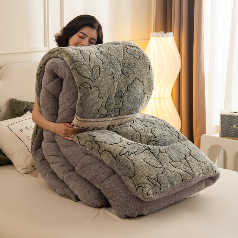 🛏️ WINTER THERMAL CORAL FLEECE BLANKET DUVET