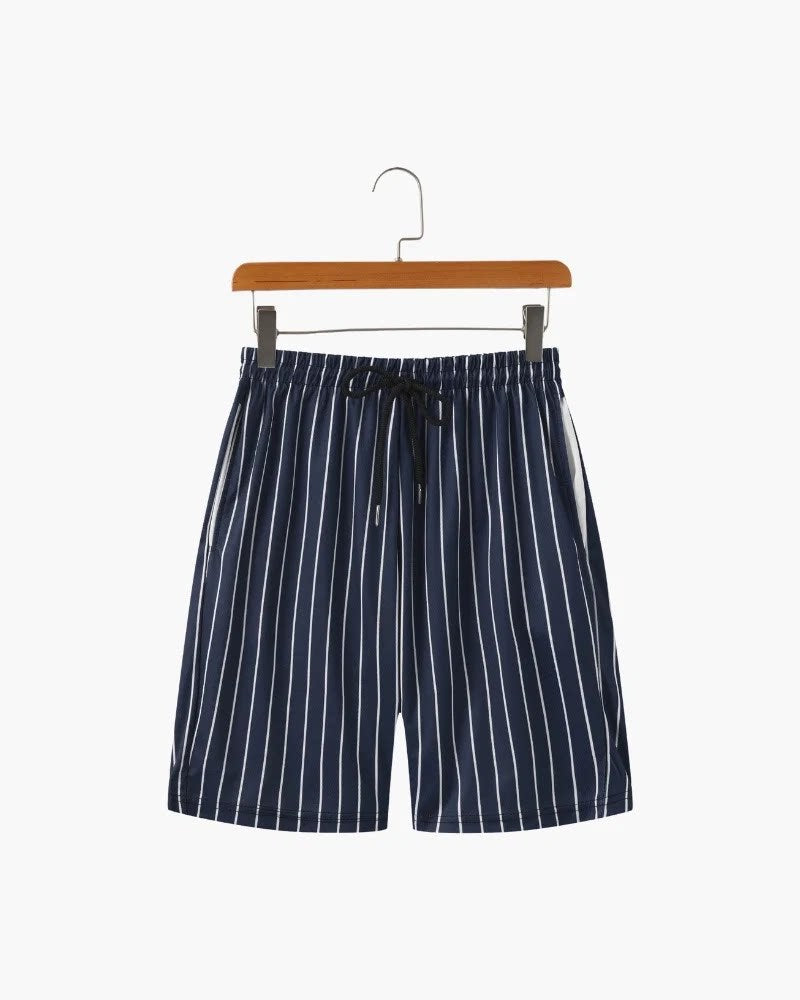 Men's Wide-Leg Printed Casual Shorts