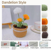 DIY Tulip & Daisy Crochet Bouquet Kit