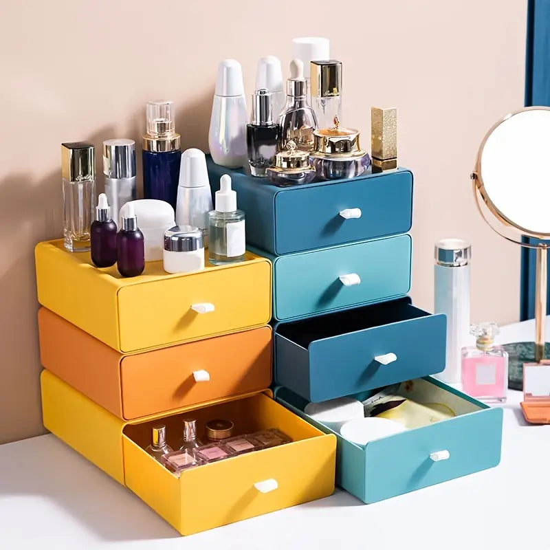Stackable Plastic Drawer Organizer – Home & Office