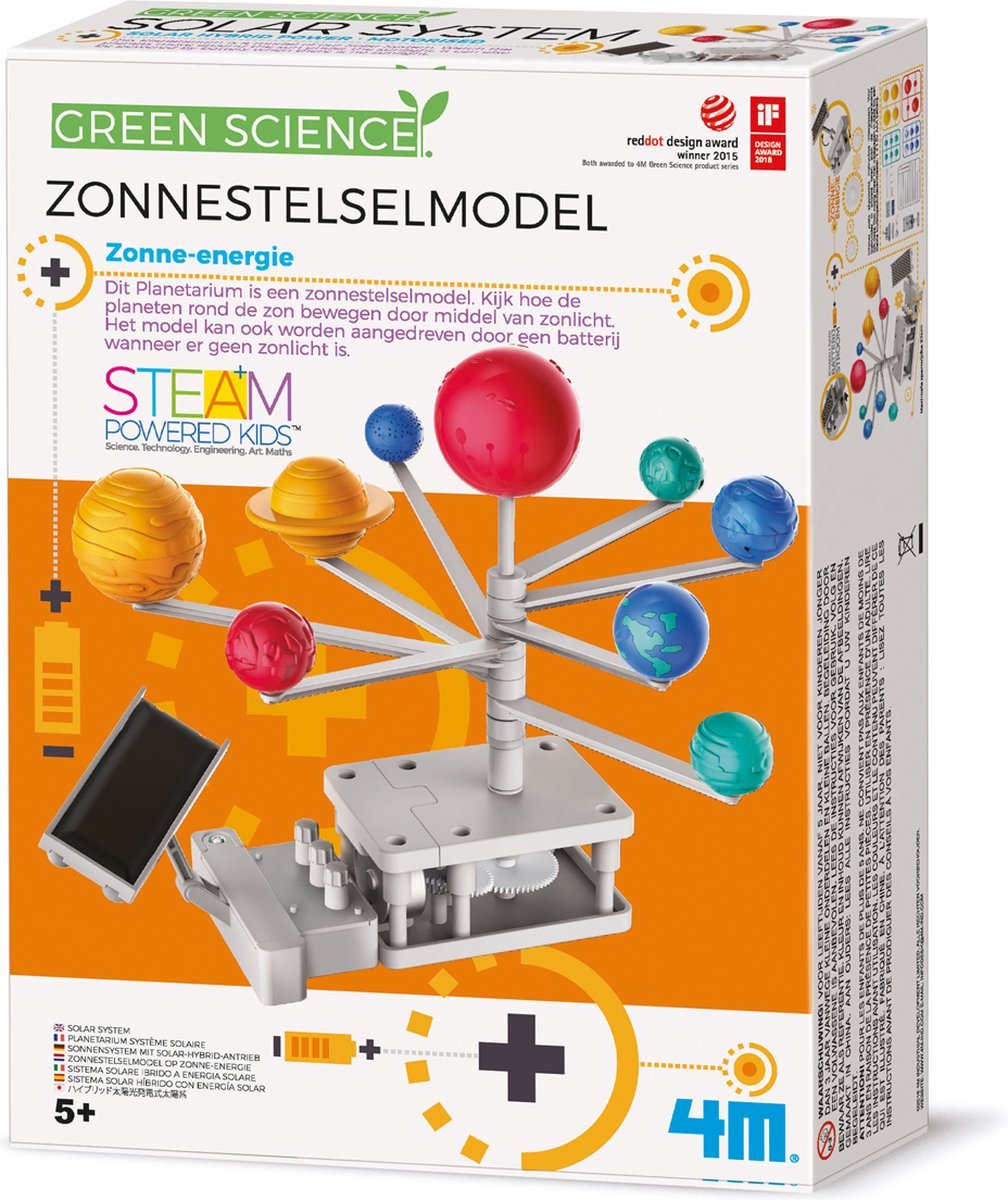 4m science and games - solar system - solar powered - model building - kidzlabs - green science - 5+