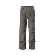 Men’s Multi-Pocket Flared Cargo Pants