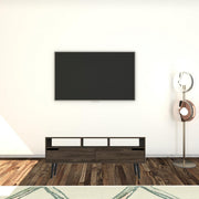 54" Dark Walnut Brown TV Stand