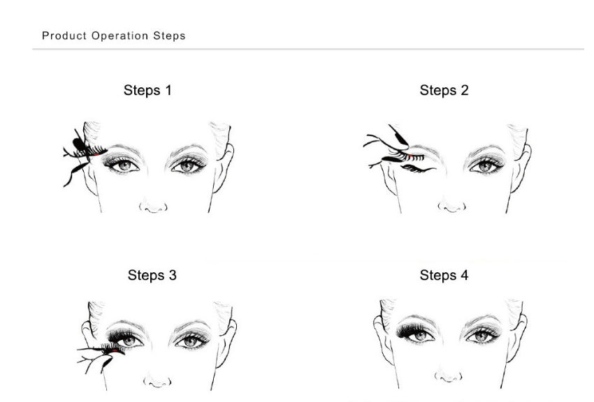 Just Style Magnetic 4-Magnet False Eyelashes