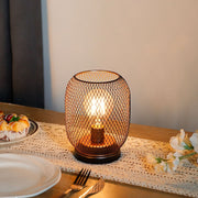 Rustic Minimalist Wrought-iron Bedside Lamp For The Bedroom Or Dining Room