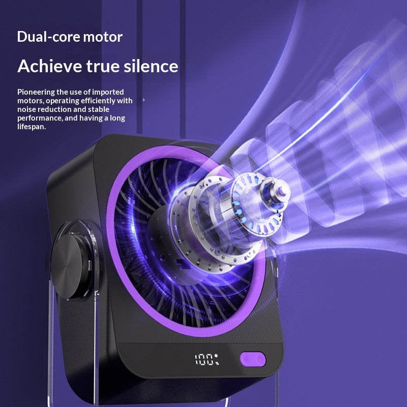 Just Style Portable Rechargeable USB Desk Fan