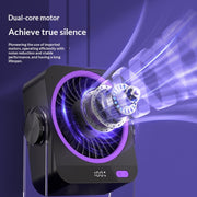 Just Style Portable Rechargeable USB Desk Fan