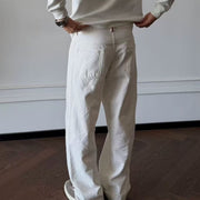 Just Style High-Waisted Wide-Leg Pants