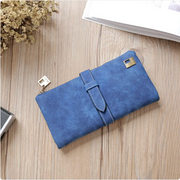 Women’s Long PU Leather Zip Wallet