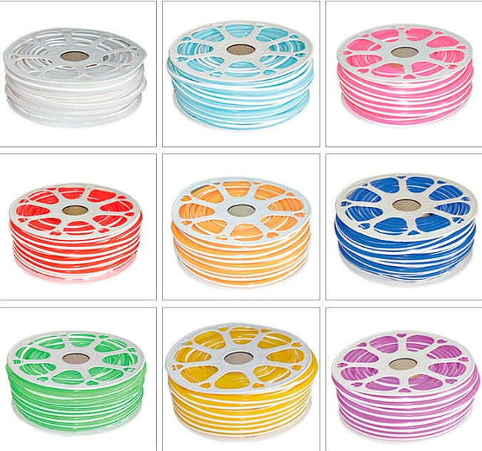 Split Neon Band Pure  Flexible Silicone