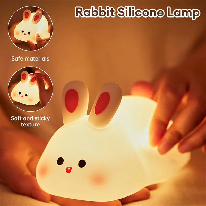 Kids' Silicone Touch-Sensor LED Night Light