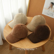 Unisex Warm Corduroy Baseball Cap