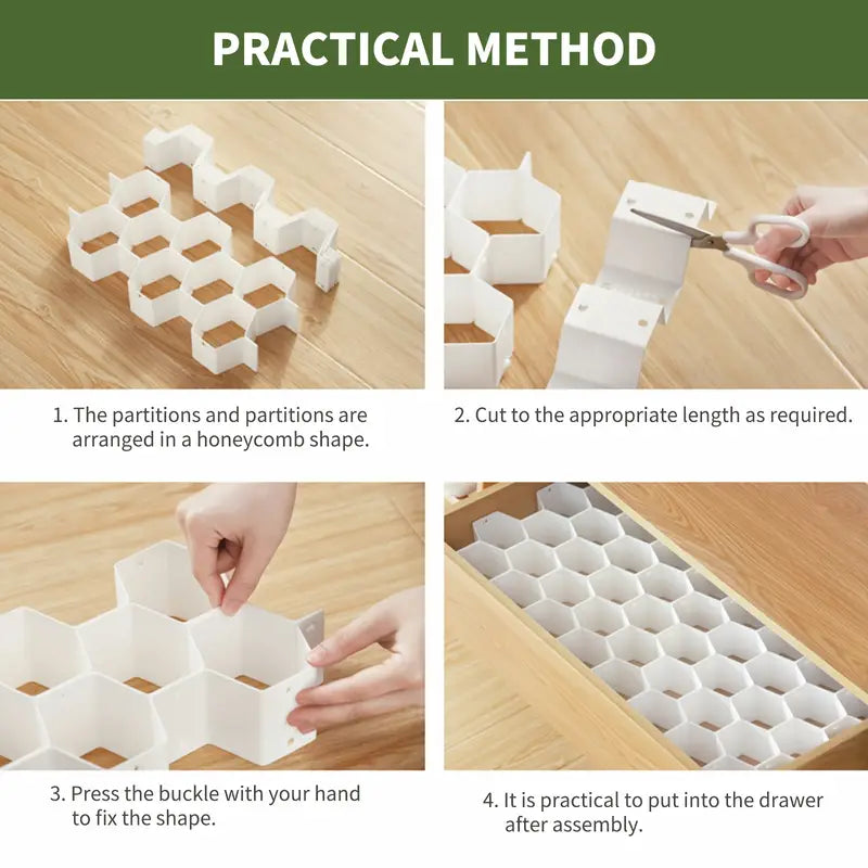 Adjustable Drawer Organizer Set – Home Storage