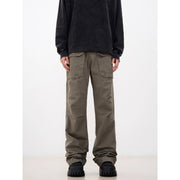 Men’s Multi-Pocket Flared Cargo Pants