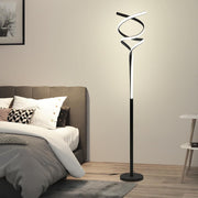 American-style Minimalist Double-helix DNA-shaped Floor Lamp