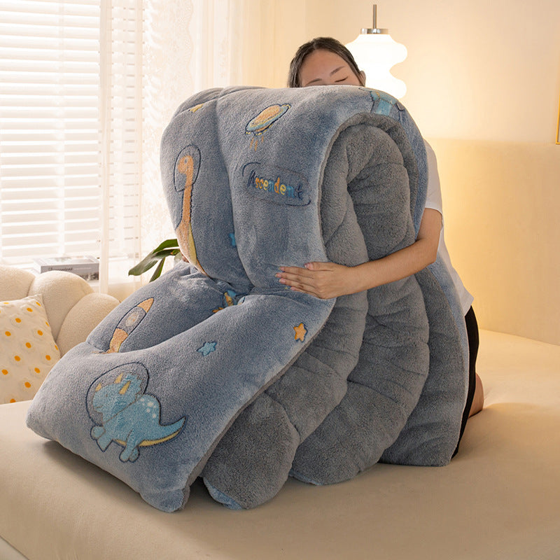 🛏️ WINTER THERMAL CORAL FLEECE BLANKET DUVET