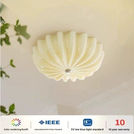 Middle Ancient Cream Style Bedroom Glass Ceiling