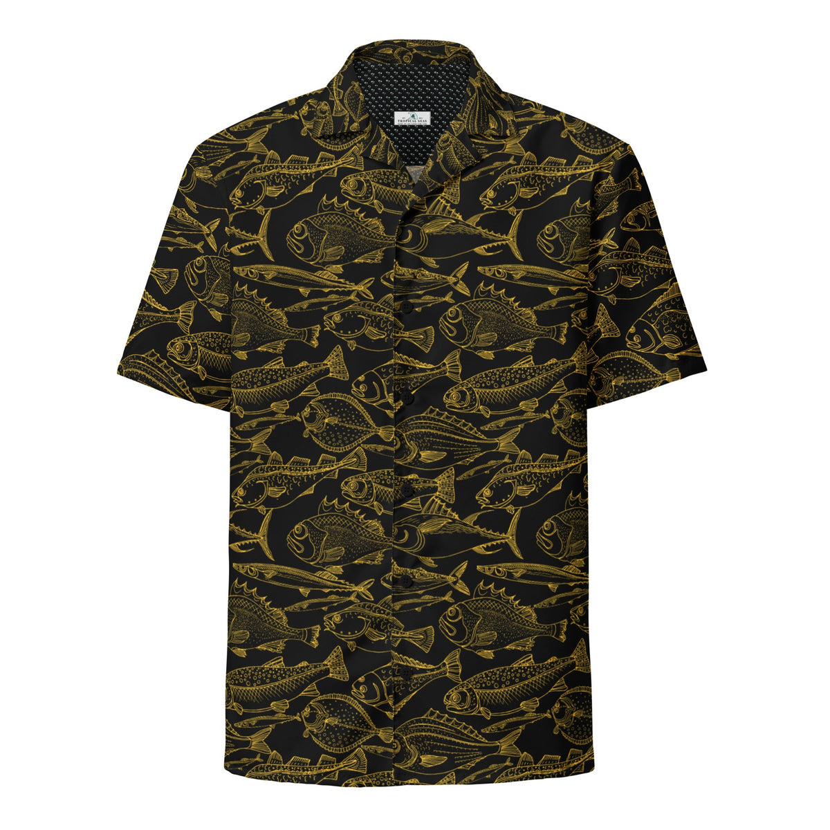 Sea of Gold Hawaiian Button-Up Shirt