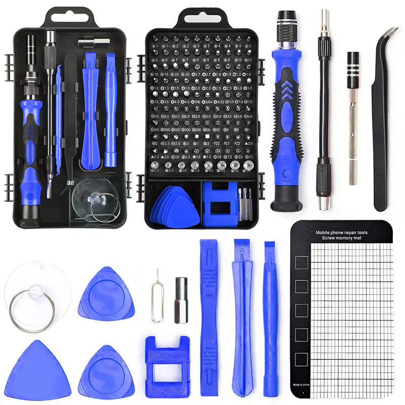 NNEDSZ Blue 122-in-1  Precision Screwdriver Tool Kit for Electronics and DIY Repair
