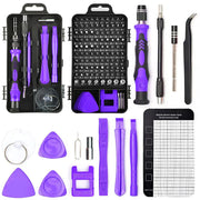NNEDSZ Purple 122-in-1  Precision Screwdriver Tool Kit for Electronics and DIY Repair