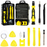 NNEDSZ Yellow 115-in-1  Precision Screwdriver Tool Kit for Electronics and DIY Repair