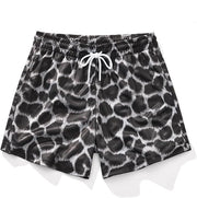 Men's Wide-Leg Printed Casual Shorts